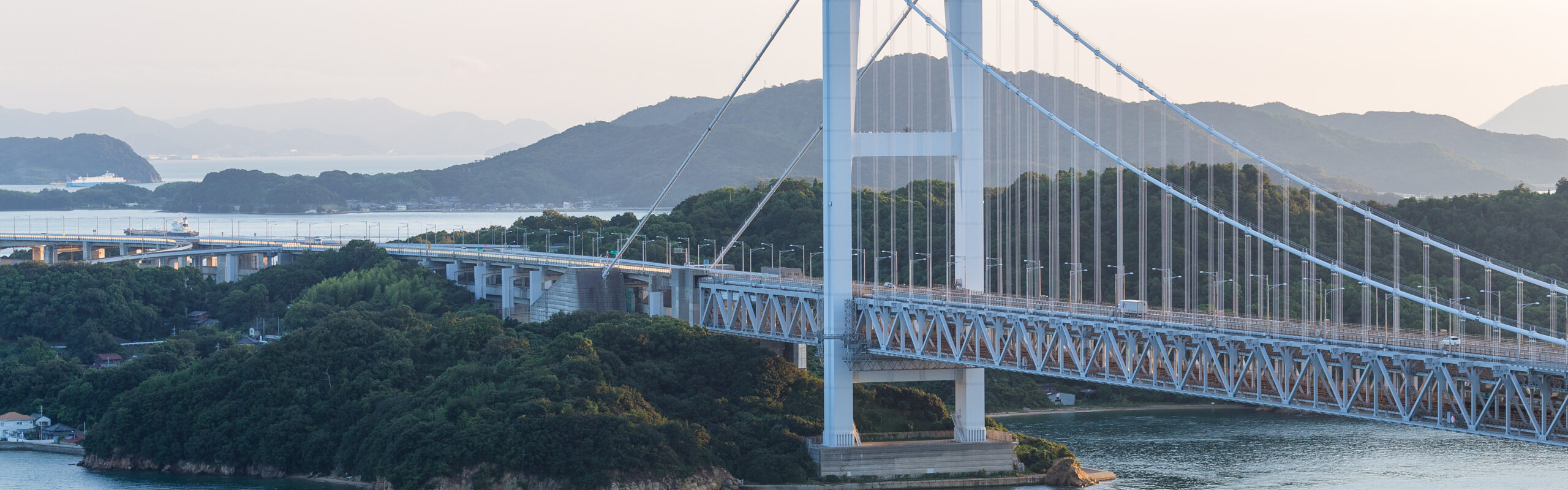 Great Seto Bridge in Japan